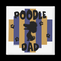 Poodle Dad Magnet magnets