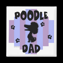 Poodle Dad Magnet magnets