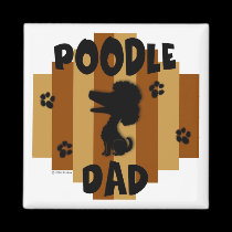 Poodle Dad Magnet magnets