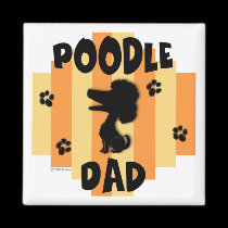 Poodle Dad Magnet magnets