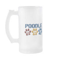POODLE Dad Paw Print 1 Mug