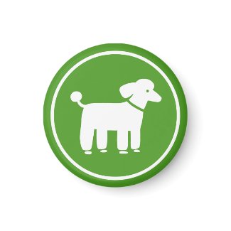 Poodle Design magnet