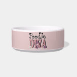 Poodle DIVA Cat Food Bowl