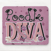 Poodle DIVA Mousepads