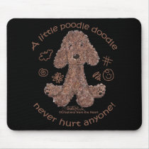 Poodle Doodle mousepads by creationhrt Poodle Doodle mousepads