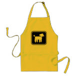 Poodle Graphic Aprons