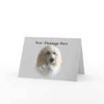 Poodle Greeting Card