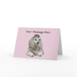 Poodle Greeting Card