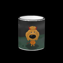 Poodle Halloween mugs