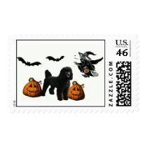 Poodle Halloween Stamp