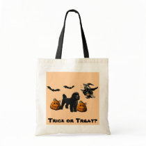 Poodle Halloween Tote Bag