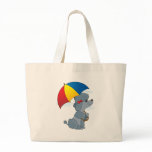 Poodle in Rain bags