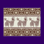 Poodle in Sparkle postcards