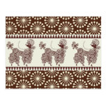 Poodle in Sparkle Postcards