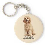 Poodle Keychain