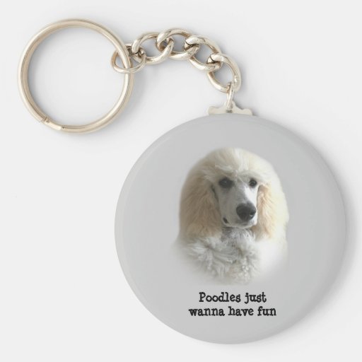 Poodle Keychain