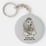 Poodle Keychain