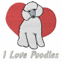 Poodle Love embroidered shirts