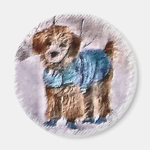 Poodle Lovers Gifts Refrigerator Magnet