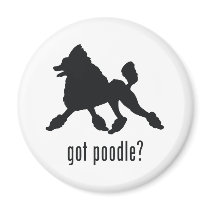 Poodle Refrigerator Magnet
