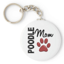 Poodle Mom 2 Keychains