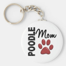 Poodle Mom 2 Keychains