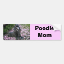 Poodle Mom Bumper Sticker