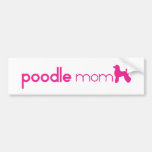 Poodle Mom Bumper Sticker
