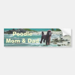Poodle Mom & Dad Bumper Sticker