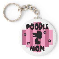 Poodle Mom Keychain