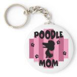 Poodle Mom Keychain