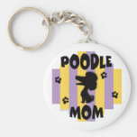 Poodle Mom Keychain