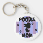Poodle Mom Keychain