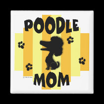 Poodle Mom Magnet magnets