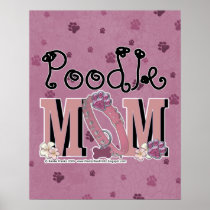 Poodle MOM Print