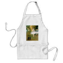 Poodle Pair (black) - Two Dancers aprons by masterpiecedogs Poodle Pair (black) - Two Dancers aprons