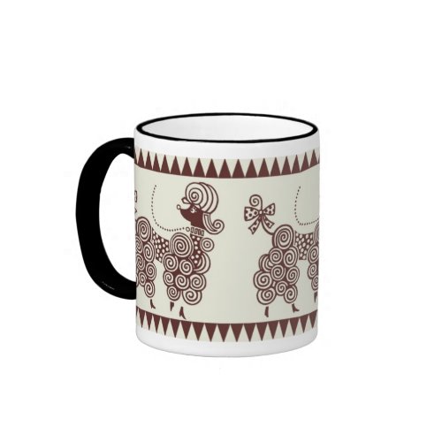 Proud Parisian Poodles on a Mug by Hoodie’s Collection