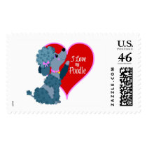 Poodle postage by Maria_K_Bell Poodle postage