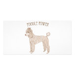 Poodle Power Photo Card