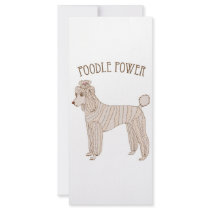 Poodle Power Rack Card rack cards