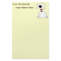 Poodle Power stationery