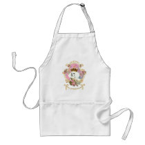 Poodle Princess n Pink Roses Aprons