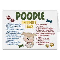 Poodle Property Laws 4 Card