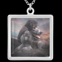 Poodle Rock Wearable Art Necklace necklaces