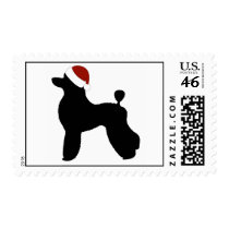 Poodle Santa Hat postage by purelypups Poodle Santa Hat postage