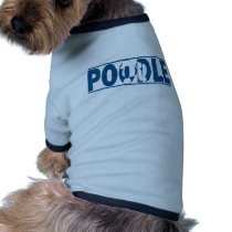 Poodle Silhouette pet clothing