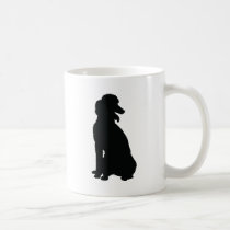 Poodle Silhouette mugs