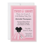 Poodle Skirt Birthday Invitations