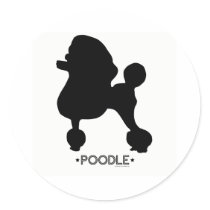 Poodle Sticker