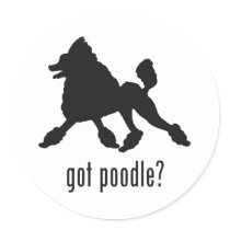 Poodle Sticker